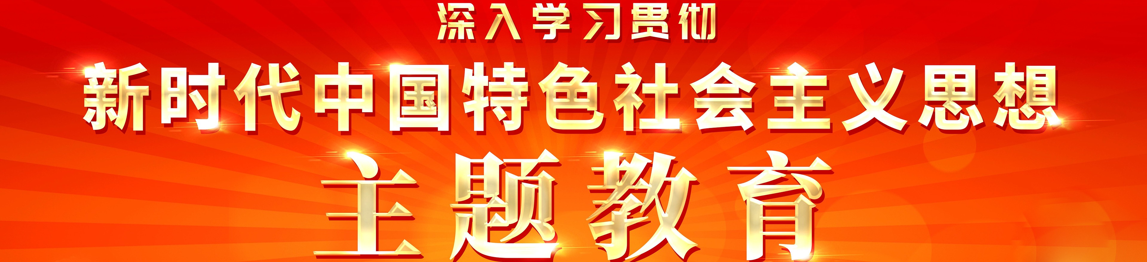 深入学习贯彻新时代中国特色社会主义思想主题教育